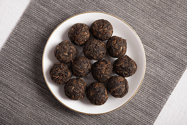 HelloYoung 500g Yunnan Puer Tea Icelandic Ripe Tea Dragon Pearl Small Tuocha Large Tree Tea