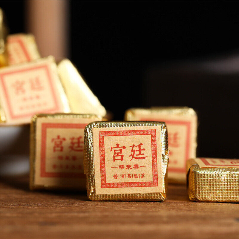 500g Yunnan Glutinous Rice Fragrant Tuo Tea Menghai Square Brick Old Pu'er Tea Main image