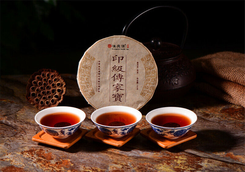 Puer Cooked Tea Puerh Tea 100g Palace Small Brick Puer BlackTea Yunnan Green Tea