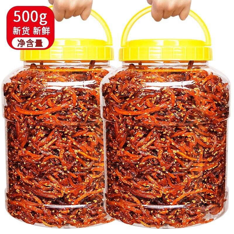 Canned Dried Fish Seafood Specialty Snack Spicy Eel Shreds Ready-to-Eat Secondary image