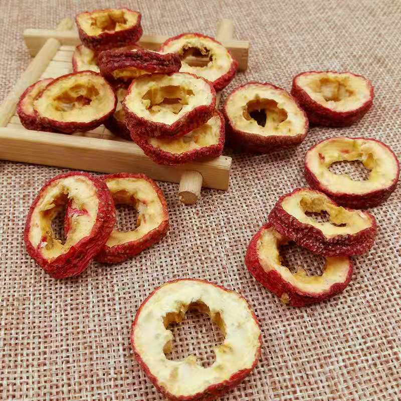 HelloYoung New Stock Dried Hawthorn Hawthorn Slices Kernel-less Hawthorn Rings Dried 500g