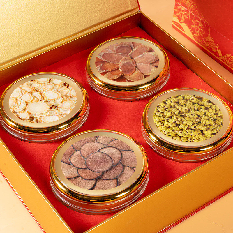 Changbai Mountain Ginseng Slices, Premium Red Ginseng, Deer Antler, Dendrobium Secondary image
