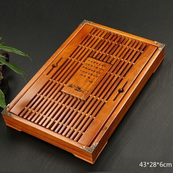 Tea Tray Teapot Tray Tea Cup Tray Chinese Solid Tea Tray Household Tea Board
