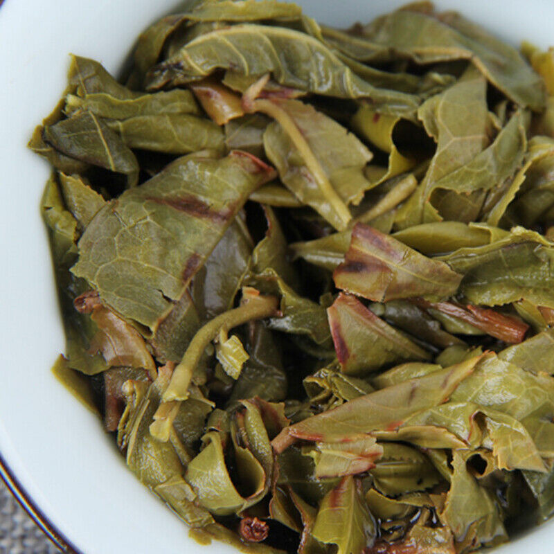 HelloYoung Wuzhai Ancient Tree Gold Leaf Pu'er Tea Huangjinye Top-Grade Cha Tea Cake 357g
