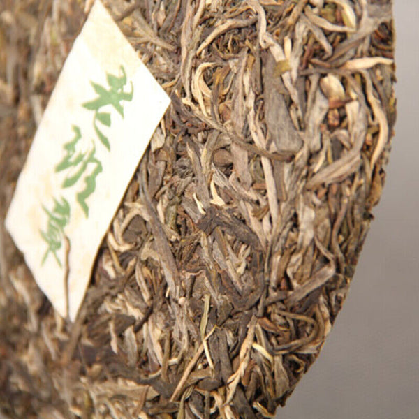 HelloYoung Health Care Old Banzhang Pu-erh Raw Tea Cake Yunnan Organic 357g Pu'er Green Tea