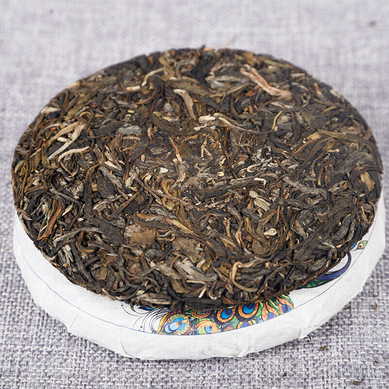 HelloYoung 200g Yunnan Tea Pu'er Raw Tea Cake 薄荷塘茶饼
