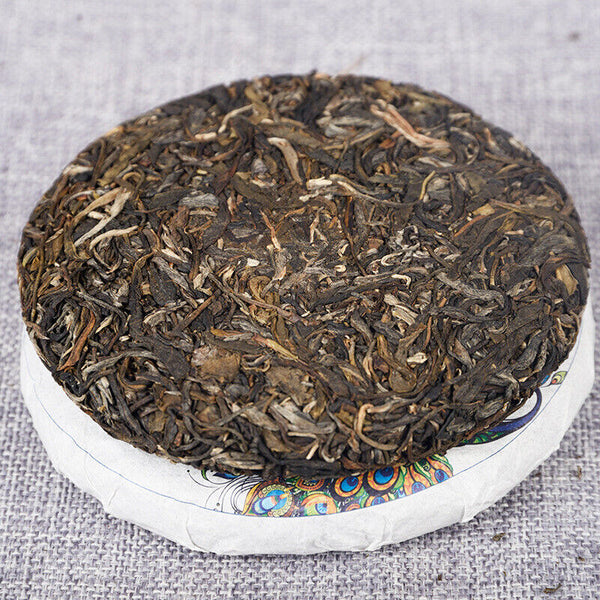 HelloYoung 200g Yunnan Tea Pu'er Raw Tea Cake 薄荷塘茶饼