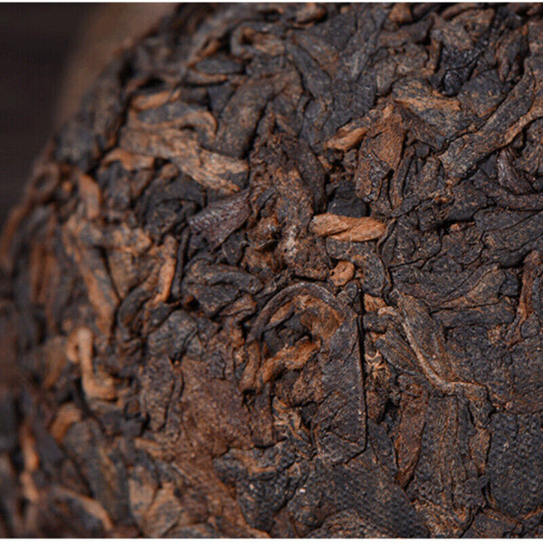 HelloYoung TeaJujube Fragrant Tuocha TopGrade Cooked Pu'er Black Tea Natural 500g Bamboo Shell