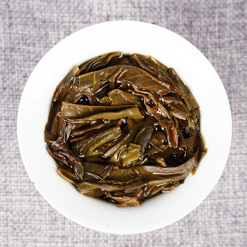 HelloYoung 500g Yunnan Bangma Big Snow Mountain Raw Tea Brick Golden Leaf First Spring Tea