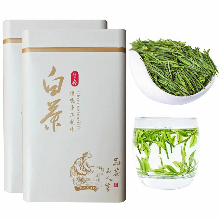 HelloYoung White Tea Gift Pack Chinese Green Tea An Ji Bai Cha Tea 250g Organic Anji Loose Main image