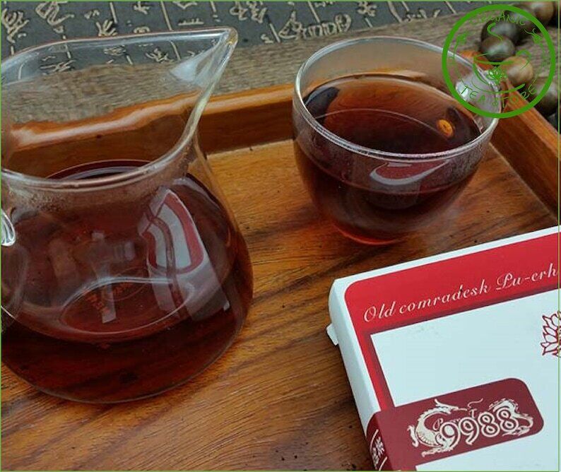 Chinese Puerh Tea Pur-erh  Brick 250g Chinese Tea Ripe Puer Puerh