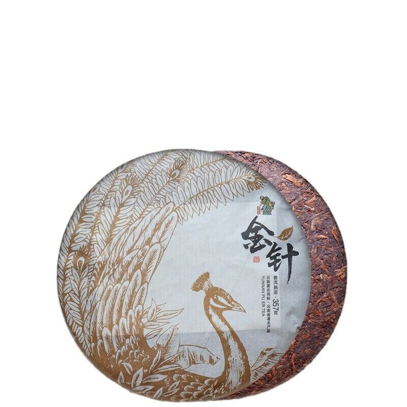 Puerh Ripe Tea Cake Aged Golden Needle 357g Tea Pu-er Tea Cake Main image