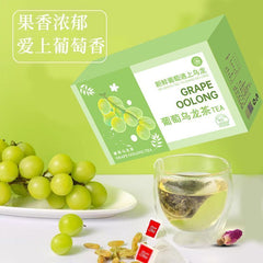 Grape Peach Oolong Tea Heavy Red Rose Flower Tea