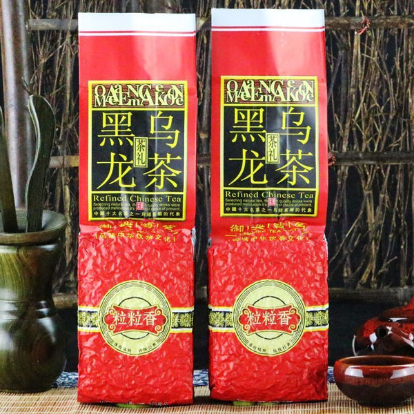 HelloYoung 250g/500g Chinese Black Oolong Tea Oil Cut Greed Drink Specialty Tea Health Care