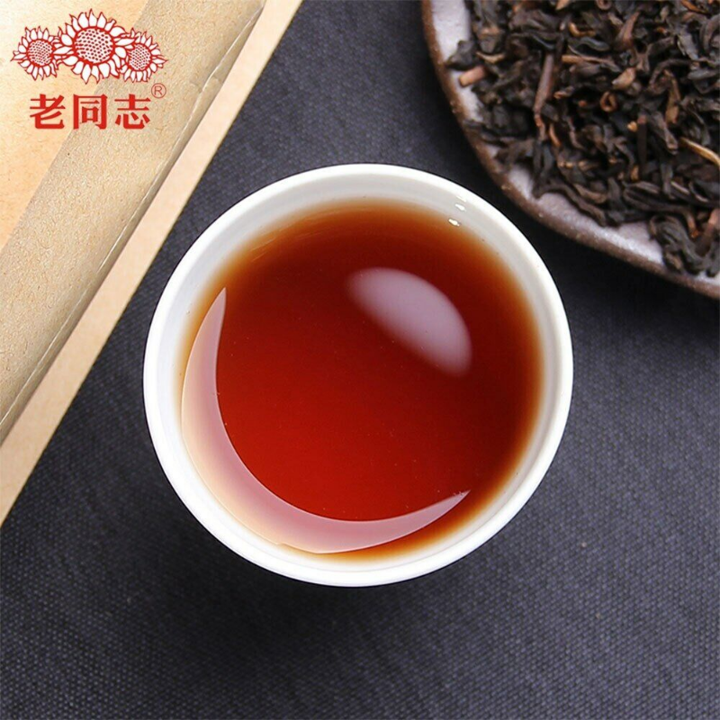 HelloYoung Pu-erh Fifth Class Material Loose Shu Puer Tea Kraft Bag 1000g Haiwan The