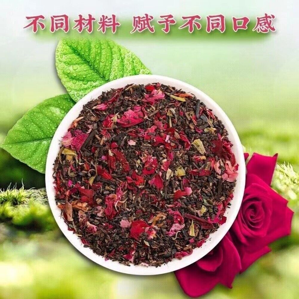 Rose Oolong Tea Bags Cold Brew Floral Aromatic Healthy Relaxing Office Wellness
