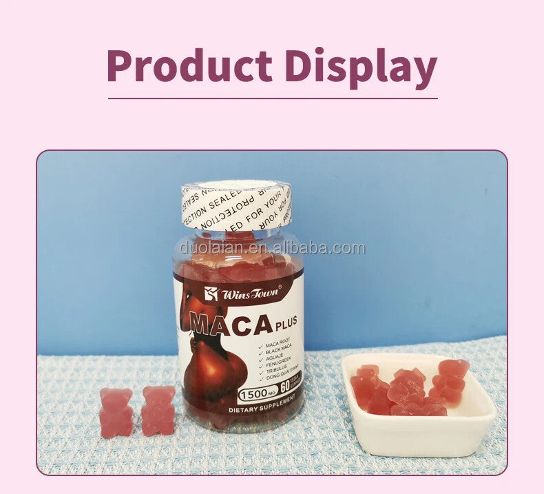 Maca Root Gummies Buttock Enhancement Big Butt and Hip Firming Maca Plus Gummies