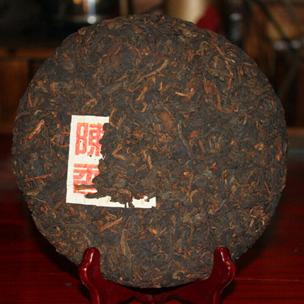 HelloYoung TeaAncient Tree Cooked Tea Big Leaf Black Tea 357g High Quality Pu'er Tea Natural