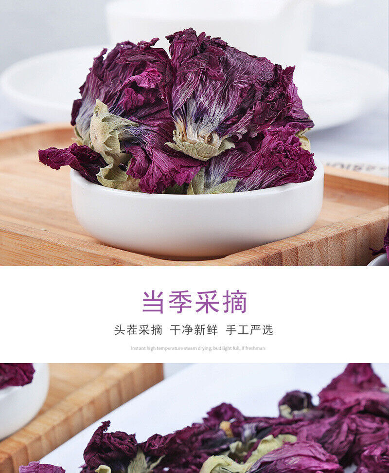 Violet Dried Hibiscus Flower Bulk Violet Herbal Tea 500g