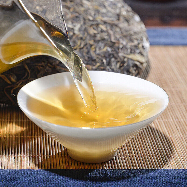 HelloYoung Yunnan Pu'er Raw Tea Cake 357g Pu'er Tea Cake Healthy Drink
