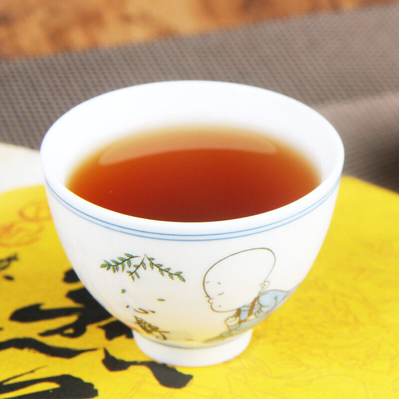 HelloYoung Premium Ripe Tea Specialty Tea Ancient Rhyme Yunnan Pu'er Black Tea 357g 老熟茶