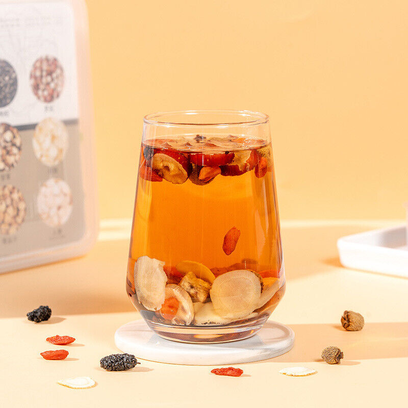 Herbal Wellness Tea Ginseng Goji Mulberry Tea Small Jar 30 Boxes