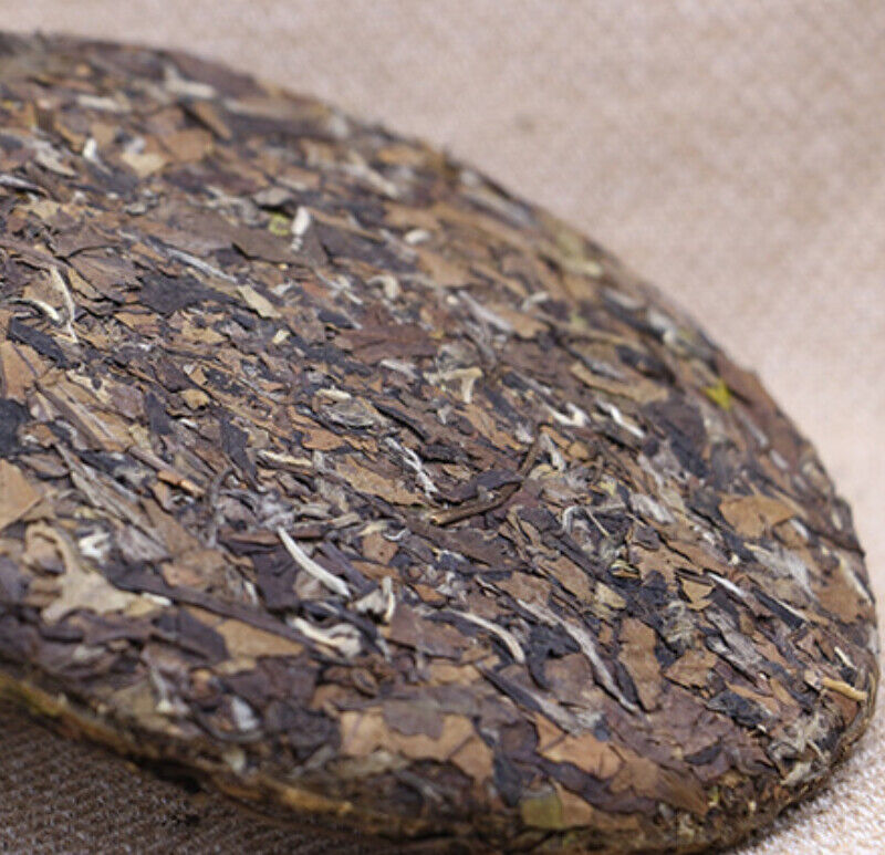 HelloYoung Healthy 350g Fuding Organic Spring White Tea Top Old White Tea Cake