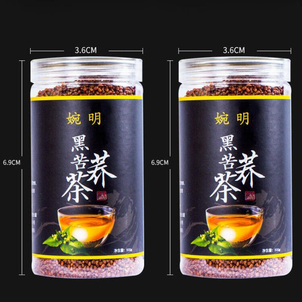 17.6oz Black Buckwheat Tea Cans Chinese Herbal Medicine Wanming Longzhu
