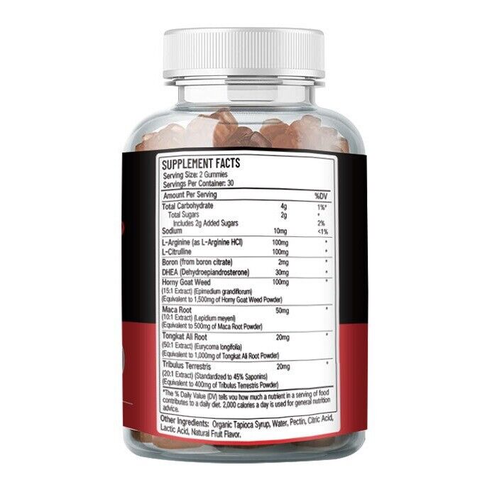 Horny Goat Weed Men Power Gummies MACA Health Gummies