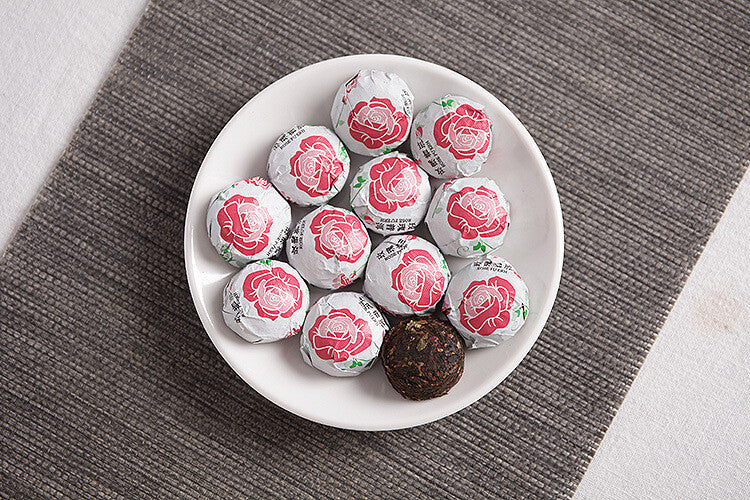 Yunnan Puerh Tea Golden Rose Tuo Tea Puerh Ripe Tea 500g Bulk