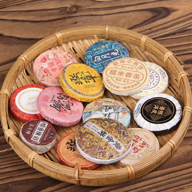 Glutinous Rice Fragrance Yunnan Pu'er Tea Cake: Selection of Raw and Mature Tea Main image
