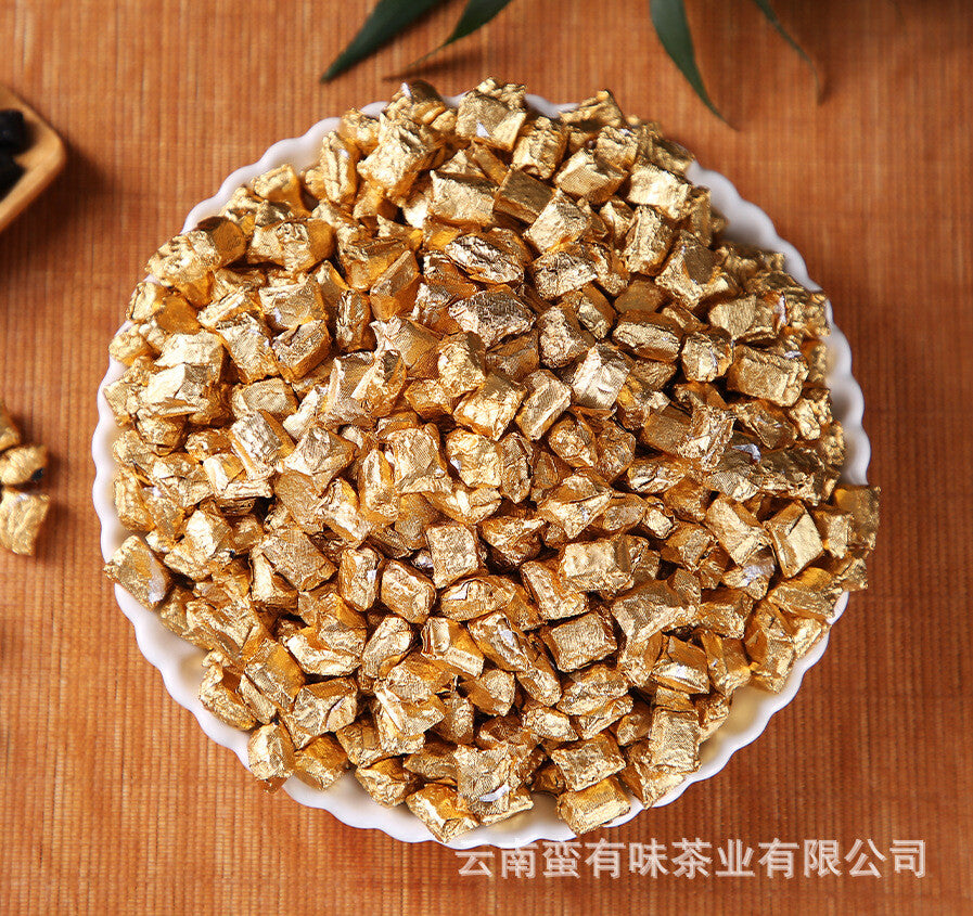 Longyin Pu'er Tea Paste Aged Pu'er Ripe Tea Instant Tea Square Tea Paste 500g Secondary image