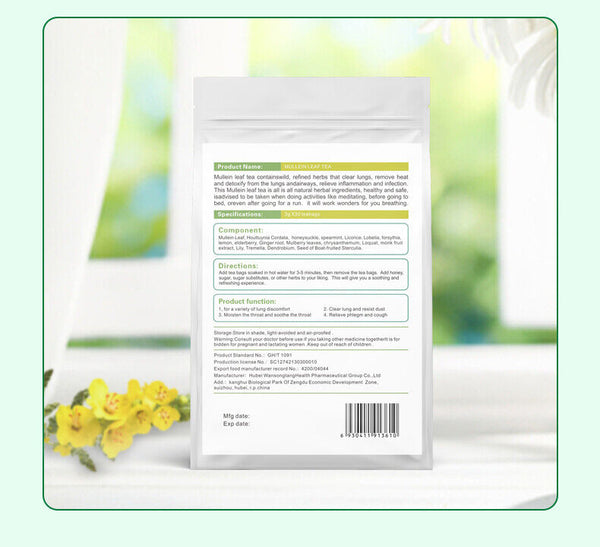 Mullein Leaf TeaNatural Herbal Detox Smoker Tea Manufacturer Tea 90g/3.17oz