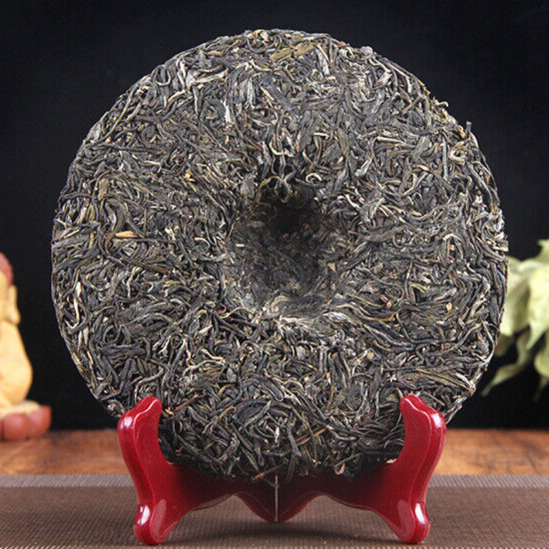 357g Yiwu Phoenix Nest Ancient Tree Pu-erh Green Tea Pu-erh Tea Cake