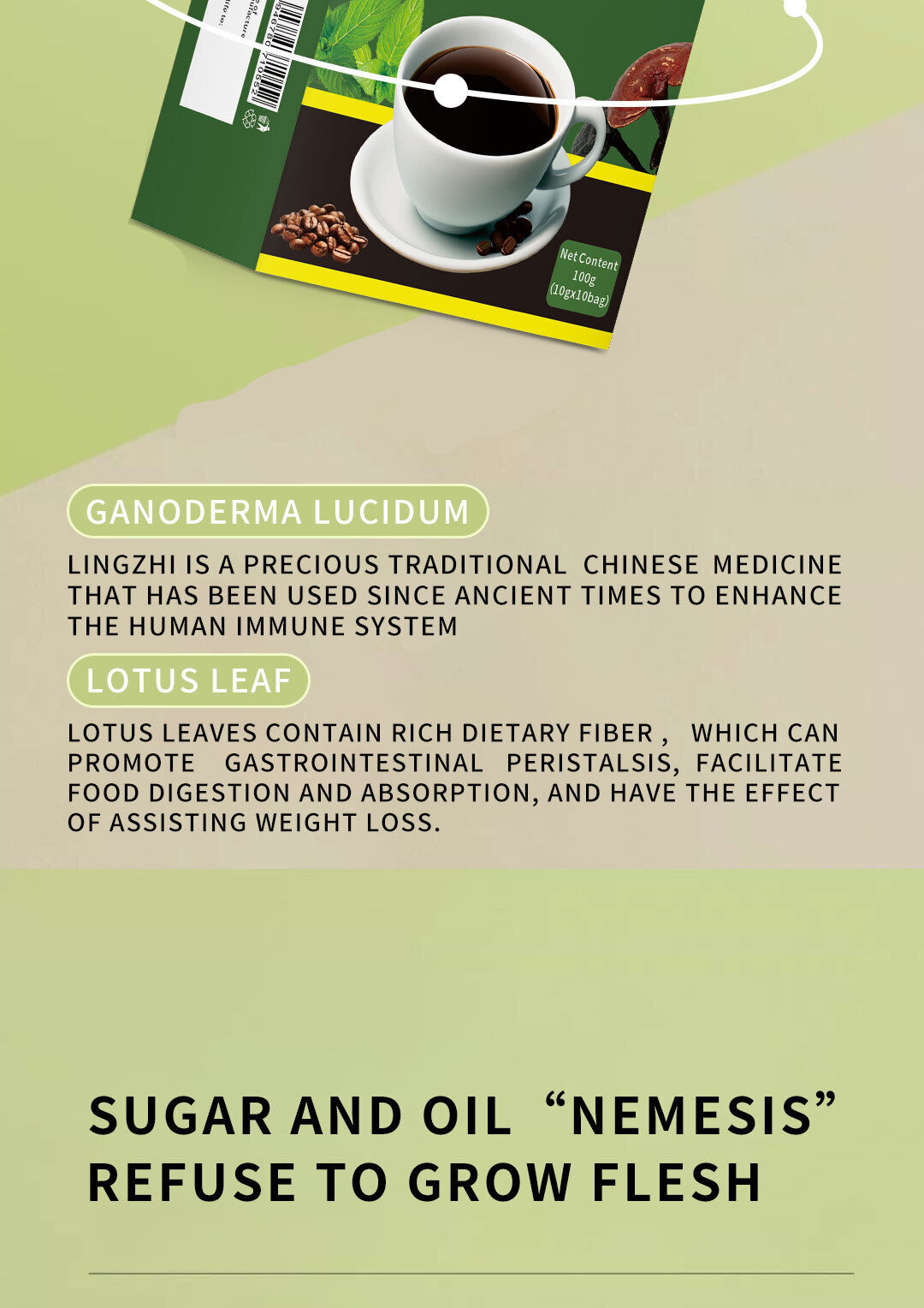 Slimming Green Coffee Instant Fat Burn Weight Loss Coffee 10g*20 Bags