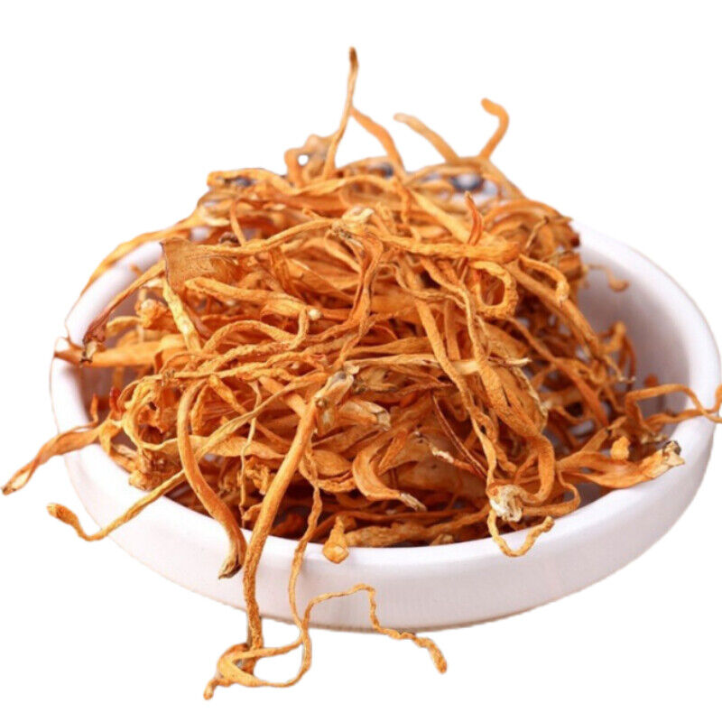HelloYoung Chinese Anti-aging Cordyceps Flower100g Chong Cao Hua Lowering Blood Pressure