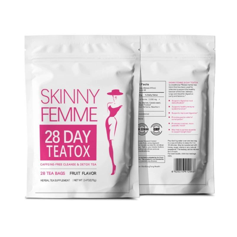 28 Day Teatox Skinny Femme Herbal Tea Export Cross-border E-commerce Herbal Tea