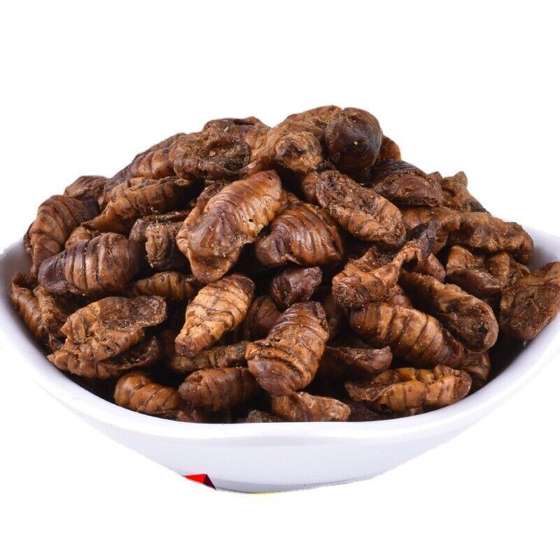 HelloYoung Dried Cicada Chrysalis Dried Silkworm Chrysalis Chinese Herbs 500g/1.1lb Secondary image