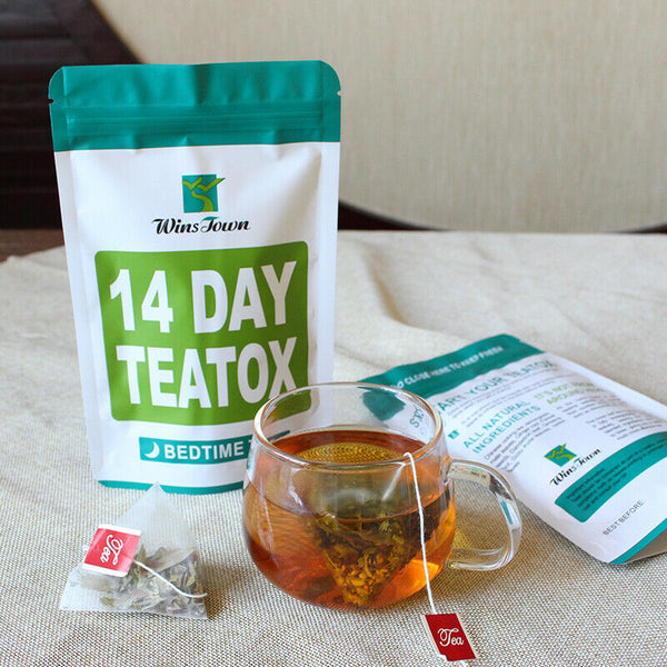 14 天天然排毒茶清肠减肥茶燃脂平肚子茶袋装14 DAY TEATOX Tian Ran Pai Du Cha Qing Chang Jian Fei Cha