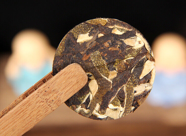 Tangerine Peel with Pu-erh Tea Cake Yunnan Pu-erh Tea Xinhui Dried