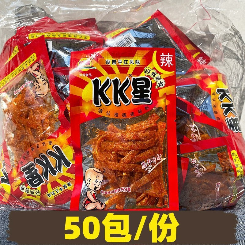 Chinese Specialty Snack Gift Pack Spicy Strips Childhood Snack 怀旧零食8090童年辣条儿时味道
