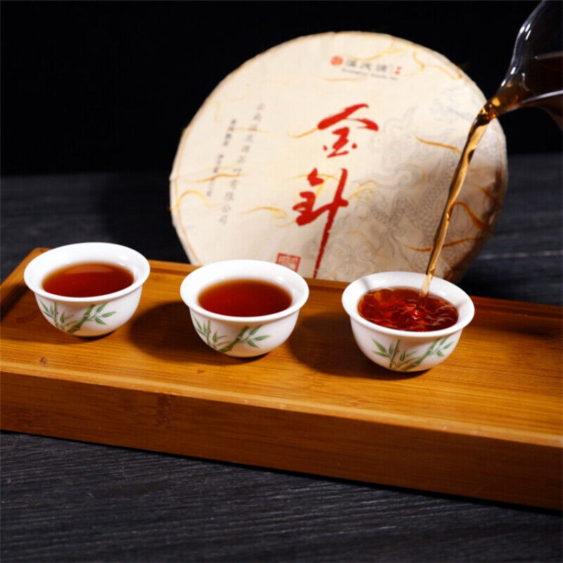 Premuim Pu-Erh Dark Tea Palace Puerh Natural Cooked Tea Cake  Health 357g