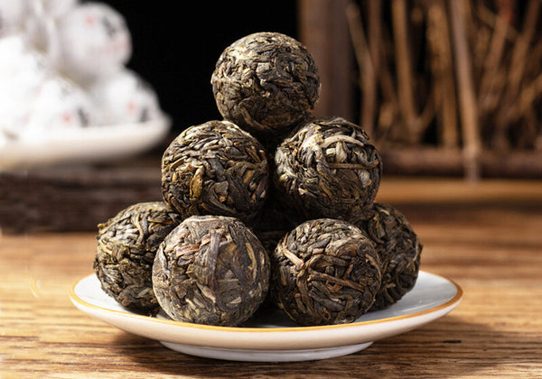 500g Yunnan Pu'er Raw Tea Dragon Pearl Tea Lincang Iceland Raw/ripe Pu'er Tea