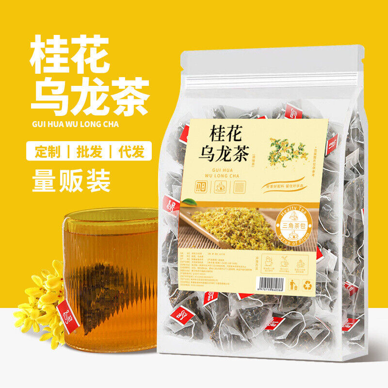 Osmanthus Oolong Tea Transparent Bag 50 Packs Triangle Bag Spiced Tea 150G Main image
