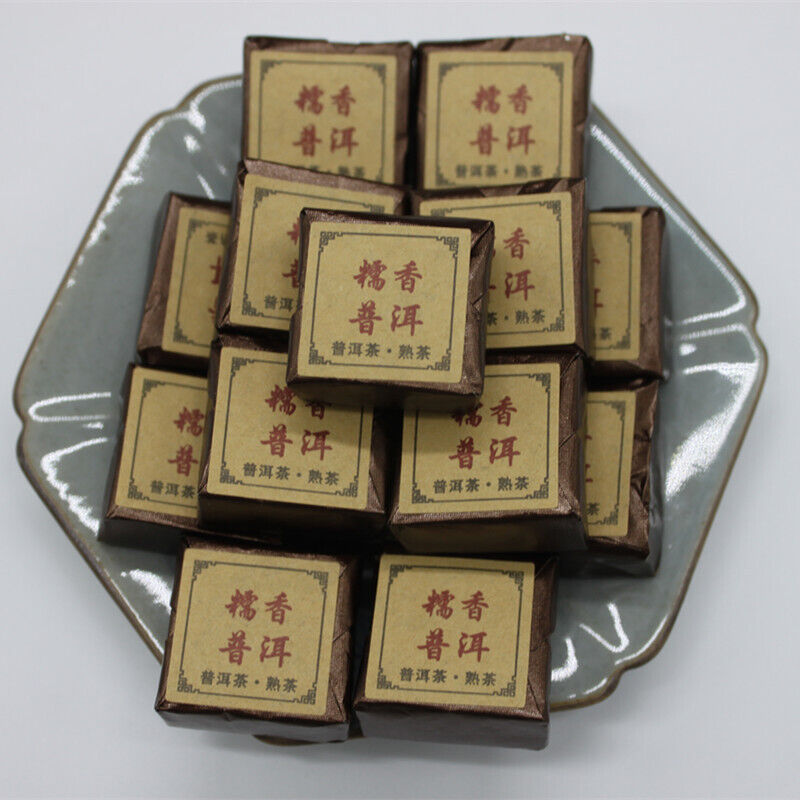 HelloYoung Yunnan Pu-erh Tea Gnomic Fragrance Pu-erh Small Brick Tea Pu-erh Brick 500g Main image