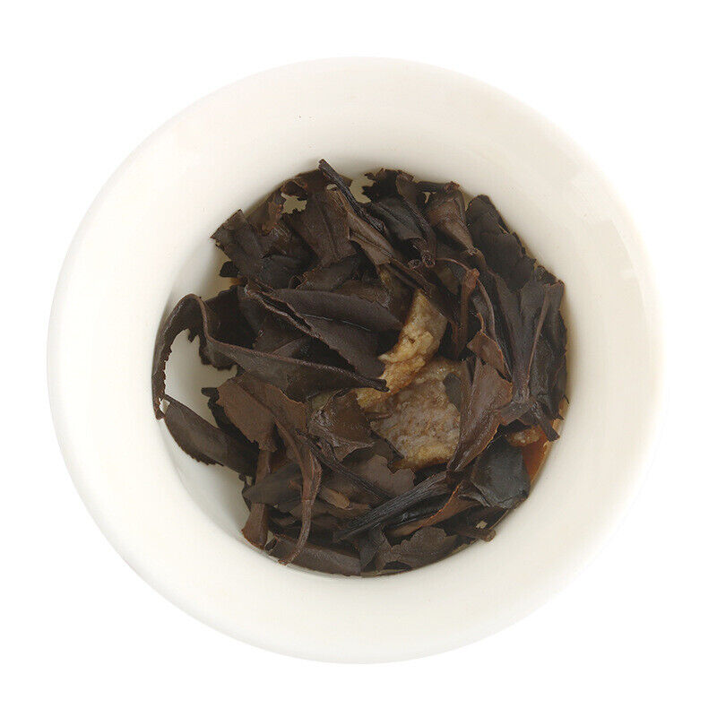 厂家直销年福鼎白茶陈皮寿眉茶饼高山日晒茶叶批发350g