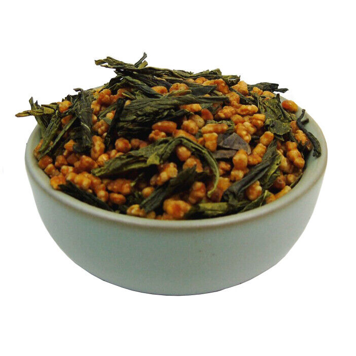 Geimaicha Green Tea Roasted Rice Sencha Genmaicha Brown Rice Tea 500g/1.1LB Main image