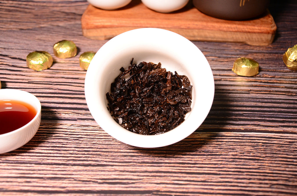 HelloYoung 500g Golden Classics Mini Tuocha Original Flavor Ripe Tea Yunnan Pu'er Tea