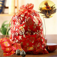HelloYoung 20 Pcs Chinese Blooming Flower Tea Natural Handmade Flower Tea Ball Herbal Tea
