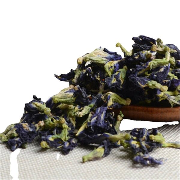 HelloYoung 100g Top Tasty Clitoria Ternatea Tea China Flower Tea Blue Butterfly Pea Tea